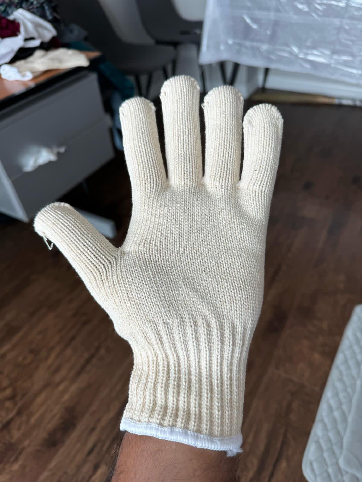 Cotton Knitted Safety gloves