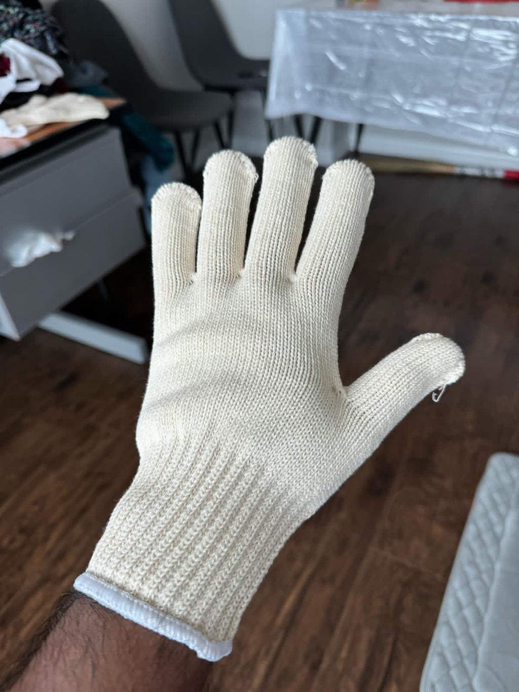 Cotton Knitted Safety gloves